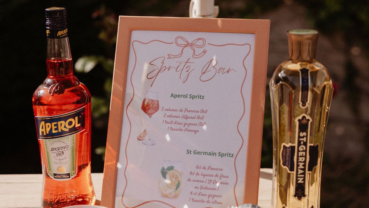 Le bar à Spritz, inscrit dans les tendances mariages 2026